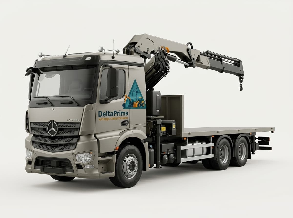 Манипулятор Mercedes Actros, борт 9 м